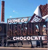 hersheys chocolate world signage