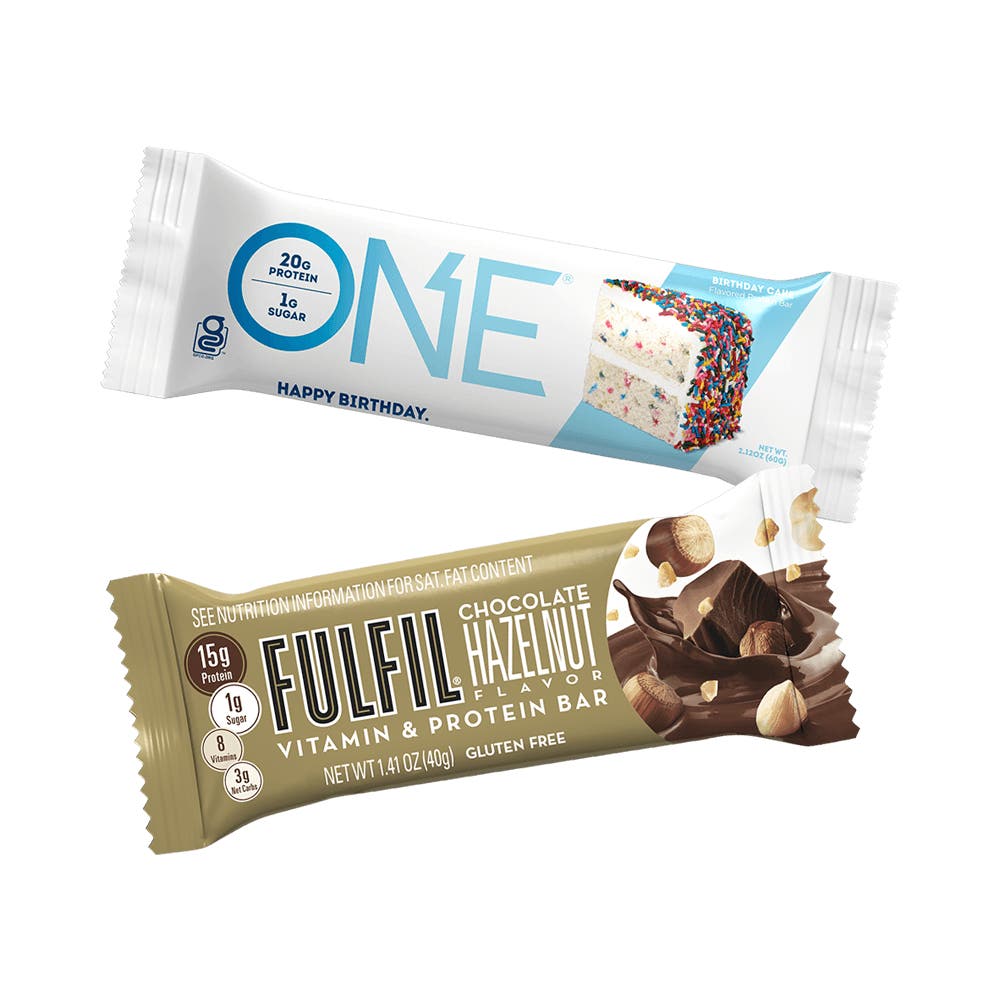 one brands and fulfil vitamin and protein bars