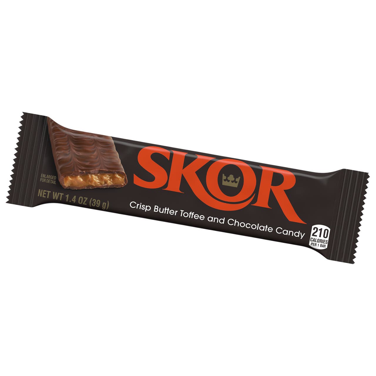 skor milk chocolate with crisp butter toffee candy bar