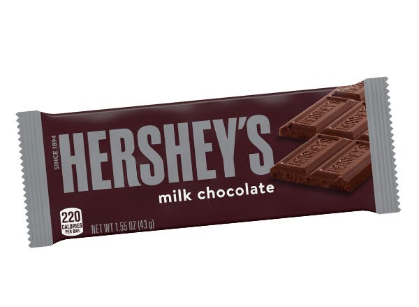 hersheys milk chocolate candy bar