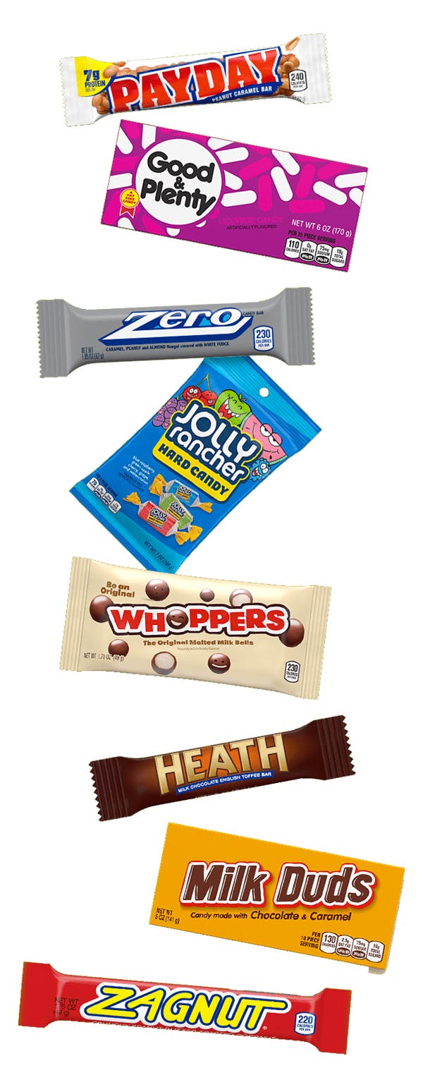 assortment of hersheys brands and products from the year 1996
