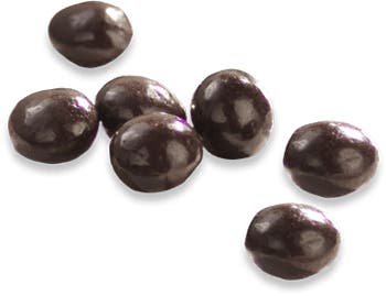 pile of unwrapped brookside dark chocolate candies