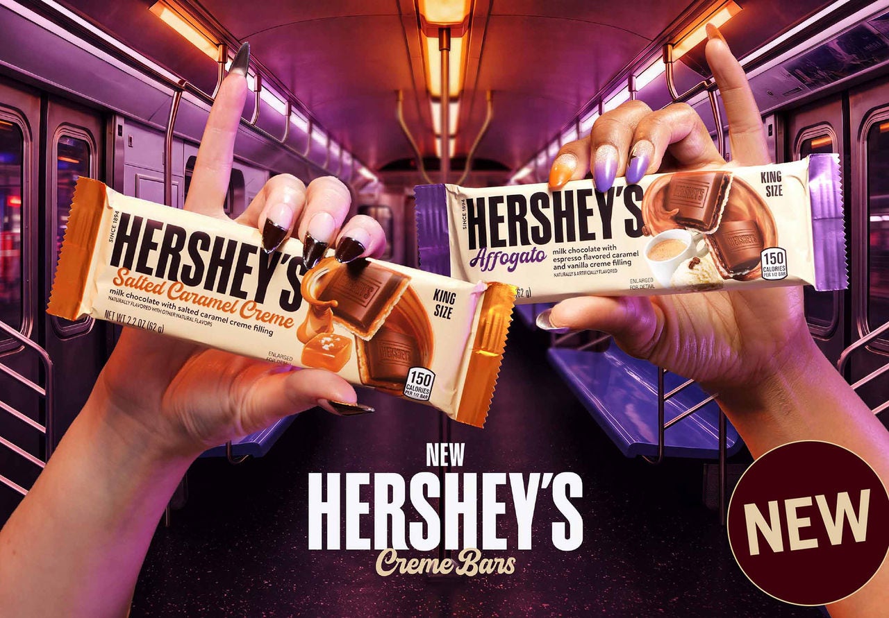 New HERSHEY'S Creme Bars
