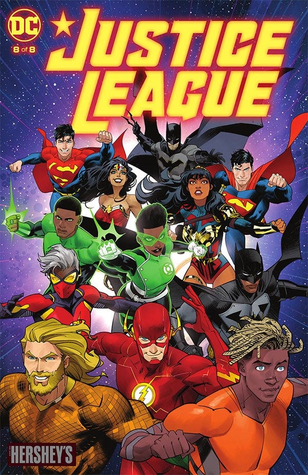 justice league comic book issue number eight