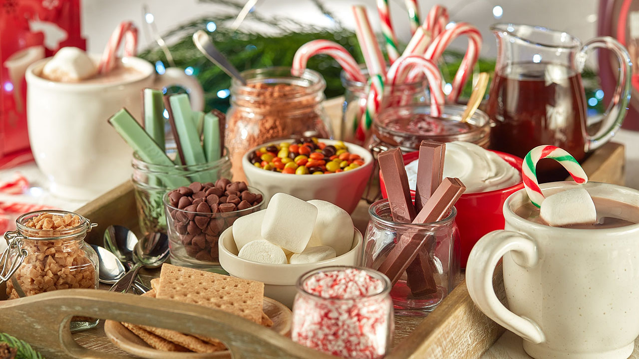 holiday hot chocolate bar craft