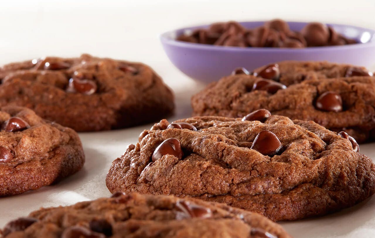 double chocolate chip cookies