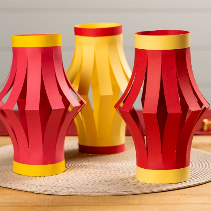 3 lunar new year lanterns