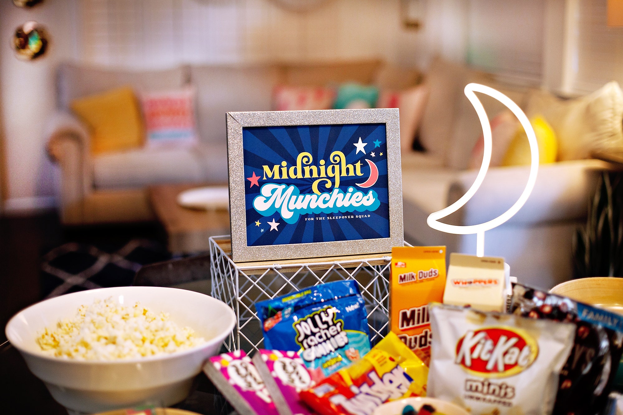 DIY movie theater snack stand