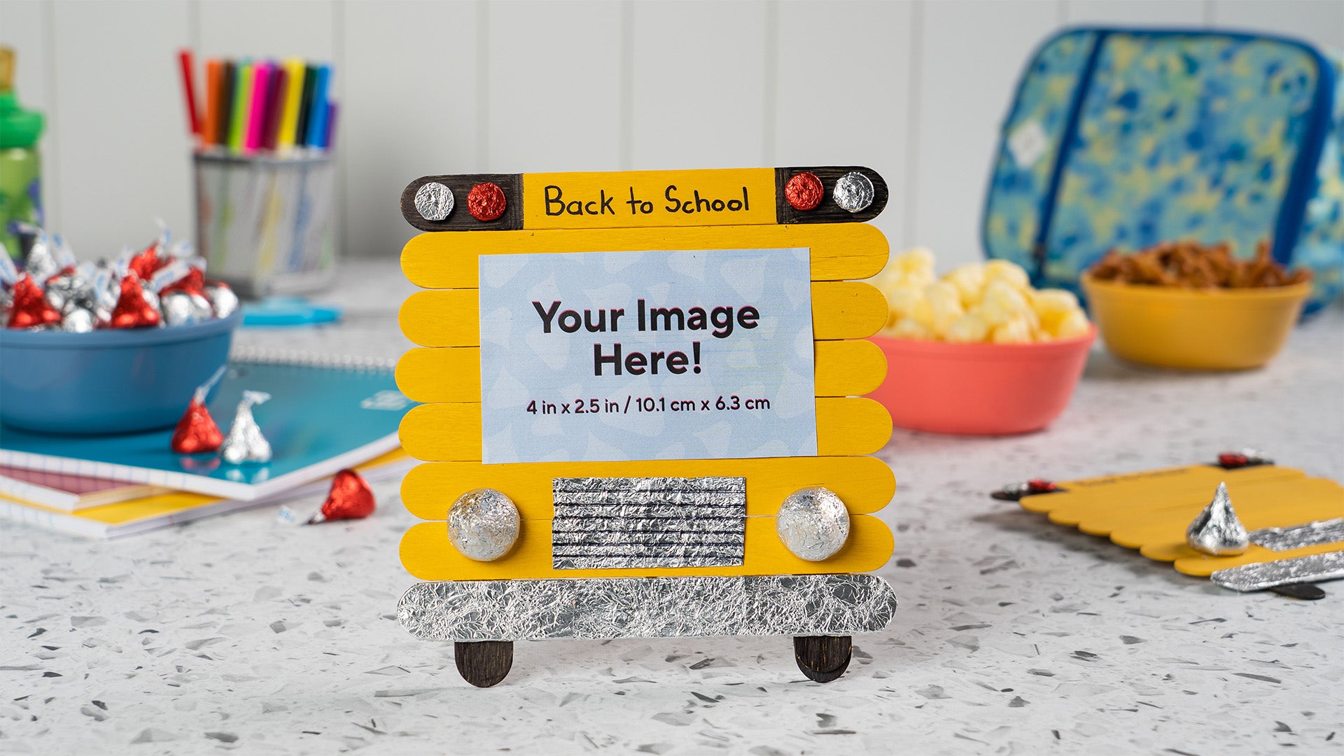 back to school photo frame craft