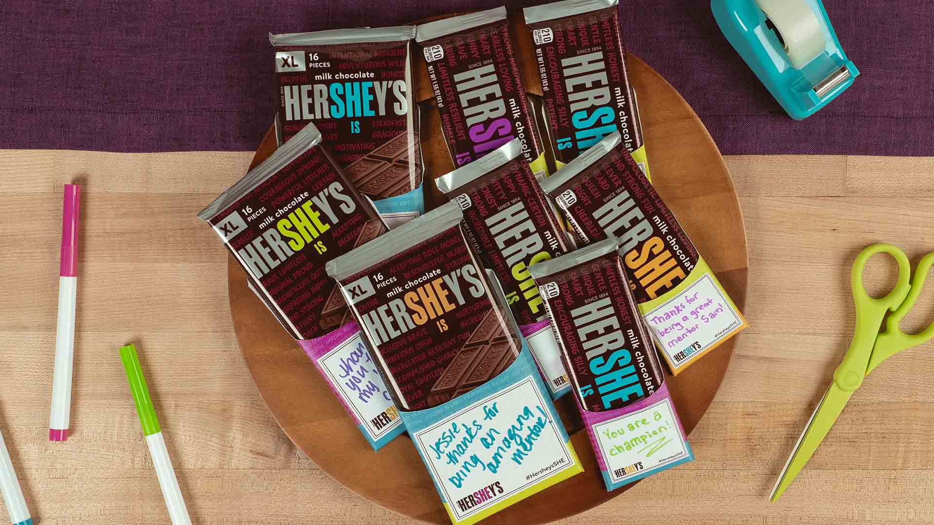 HERSHEY'S SHE Candy Bar Sleeve