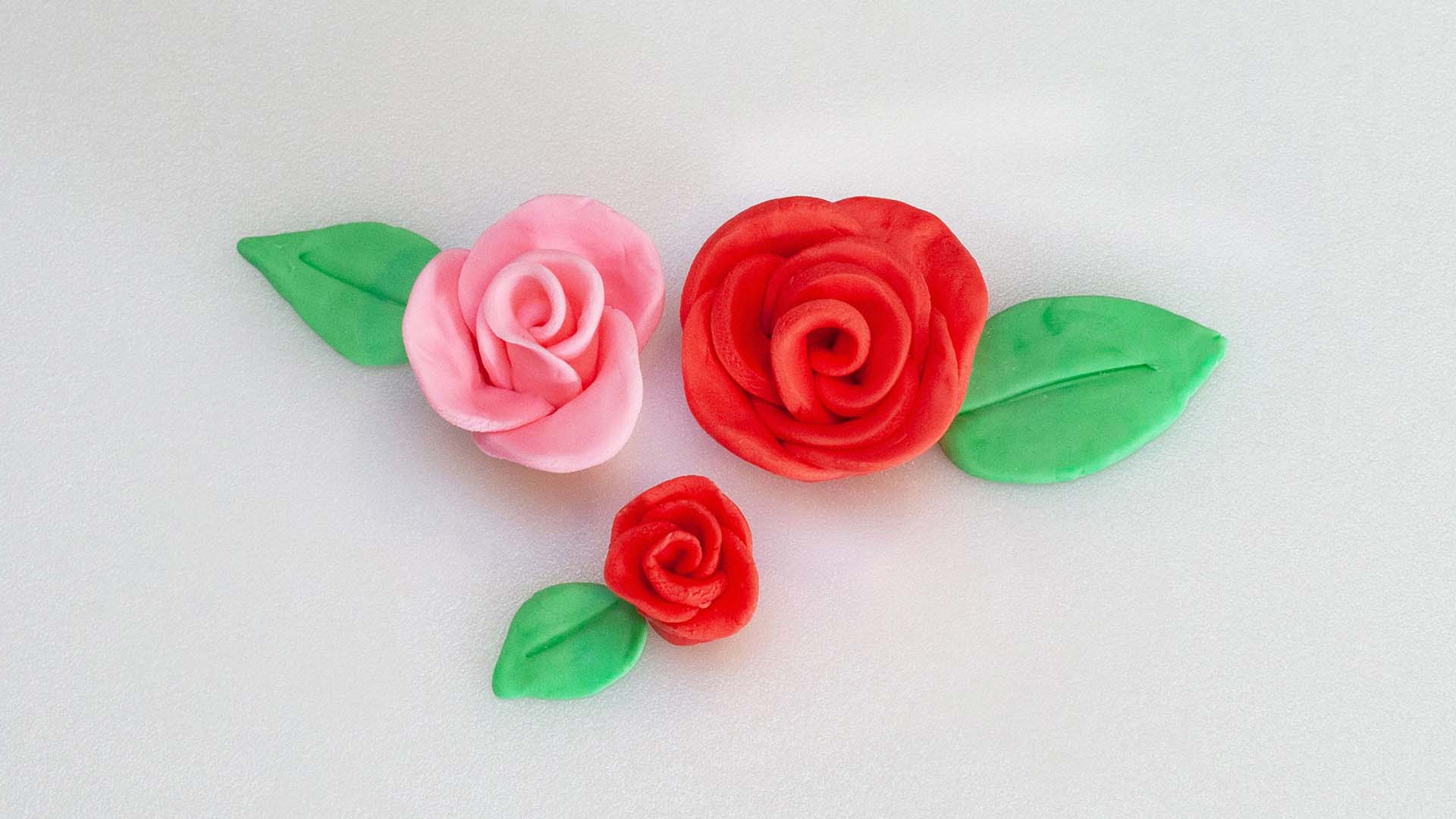 fondant roses