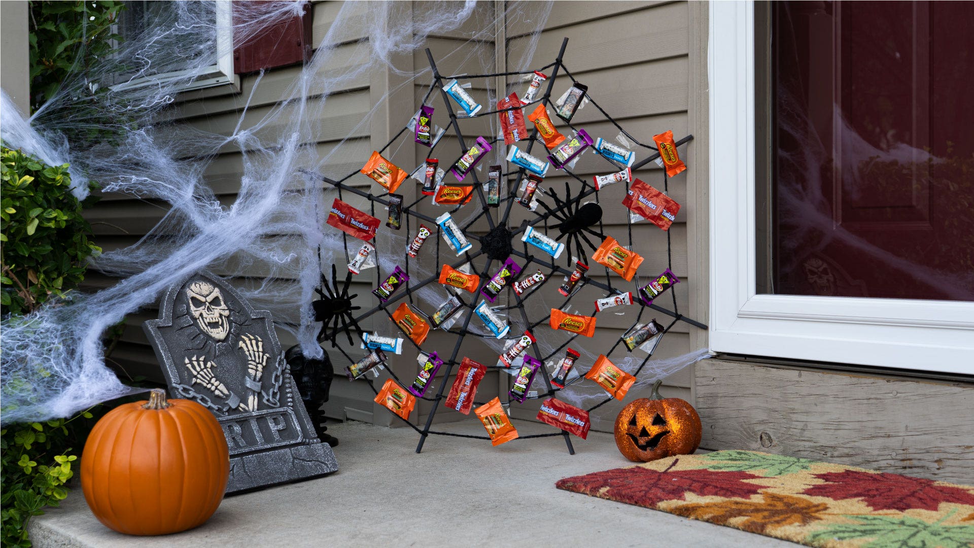 halloween candy web
