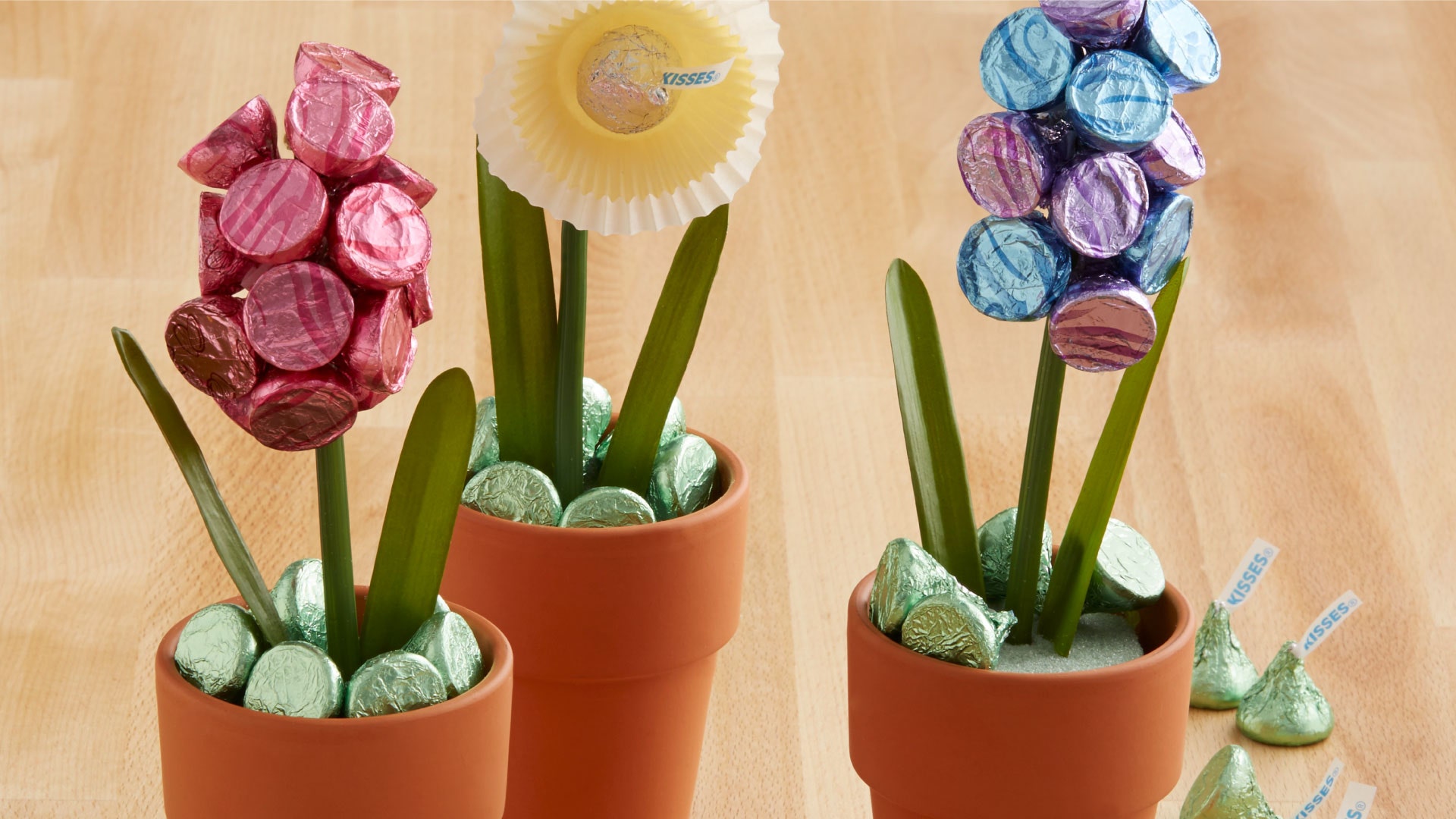 hersheys kisses candy spring flowers