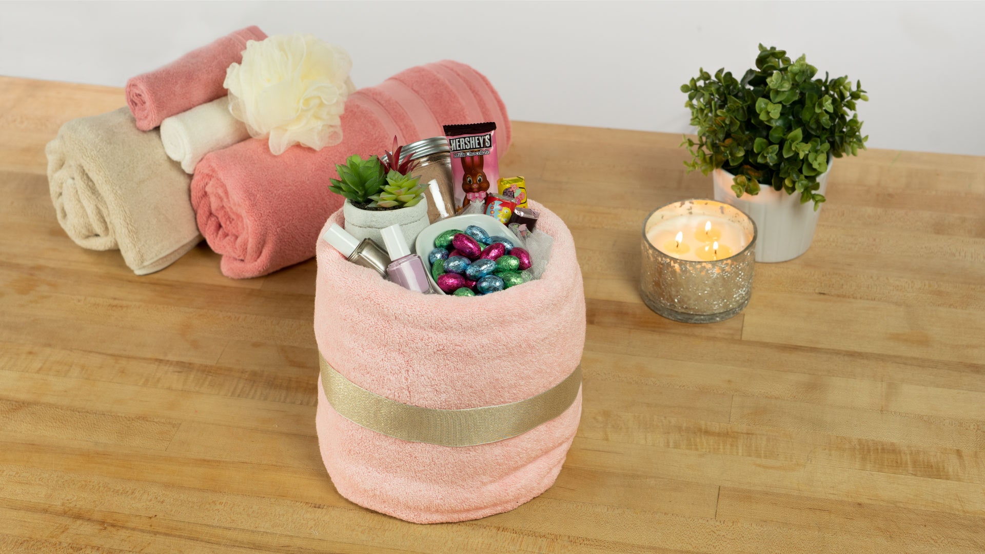 spa easter basket idea