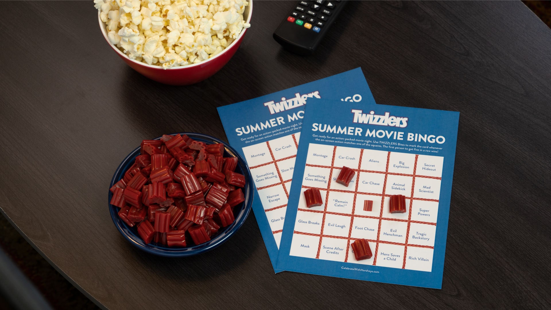 Twizzlers Bingo Card