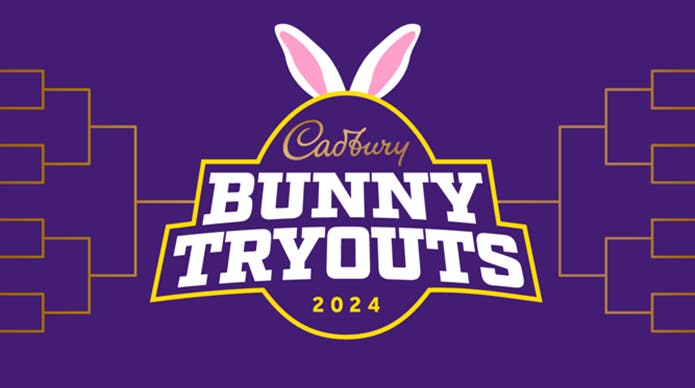2024 cadbury bunny bracket