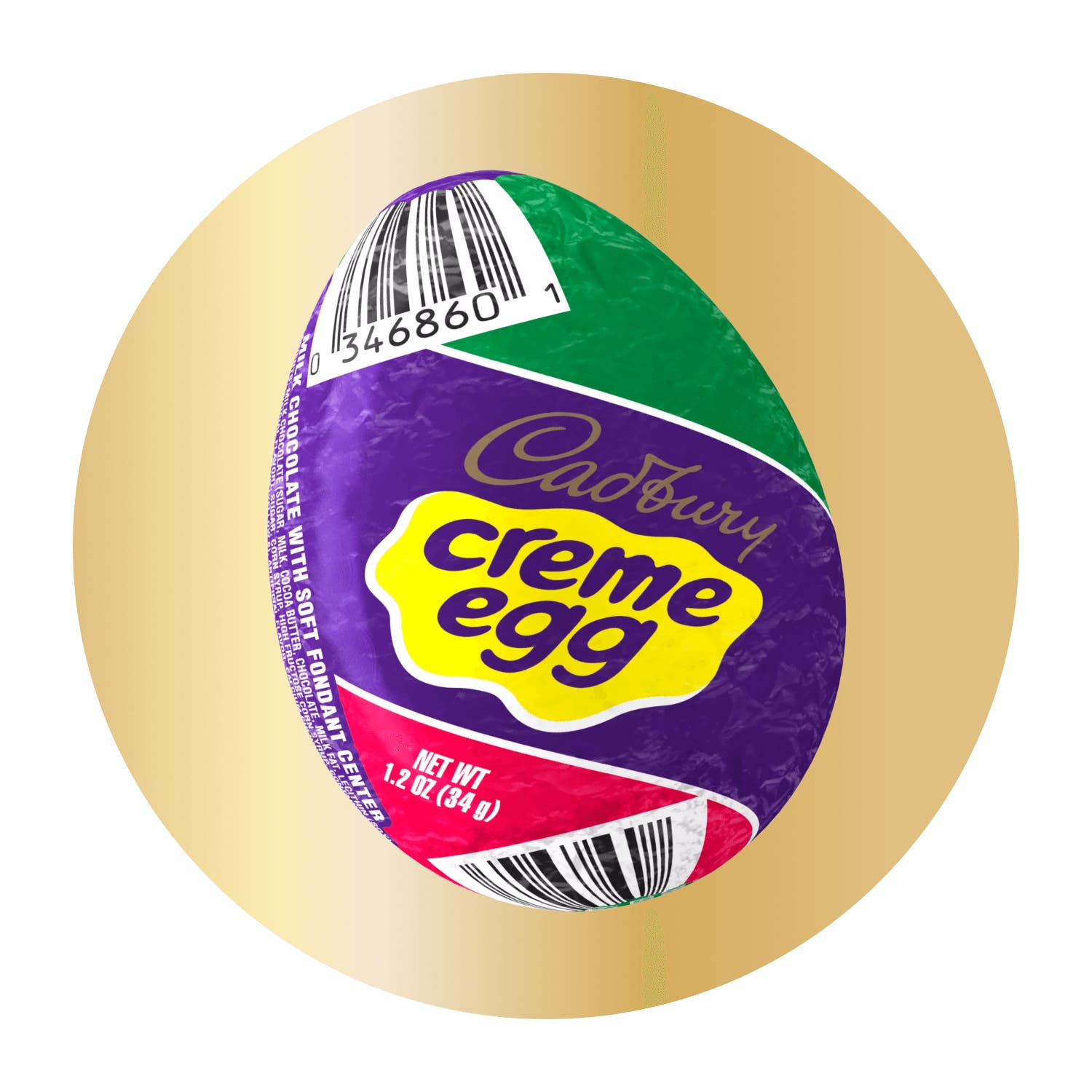 wrapped cadbury creme egg