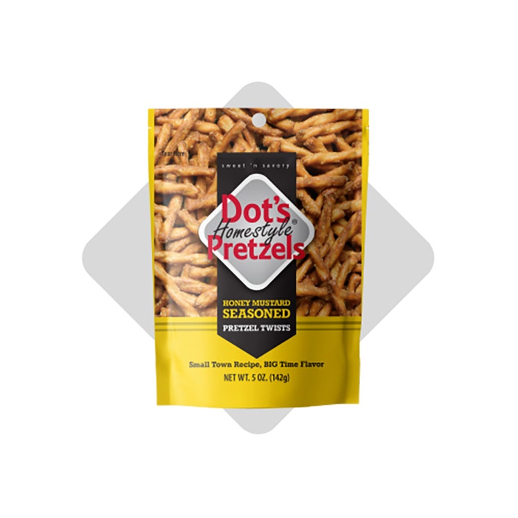 bag of dots homestyle pretzels honey mustard seasoned pretzel twists