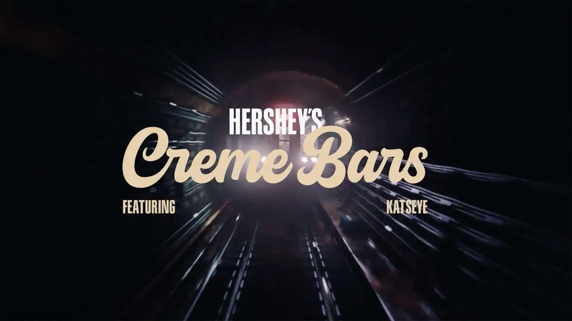 HERSHEY'S Creme Bars featuting Katseye