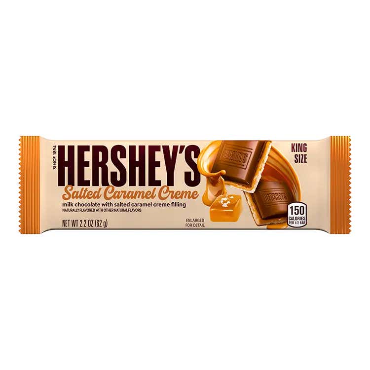 HERSHEY'S Salted Caramel Creme King Size Candy Bar