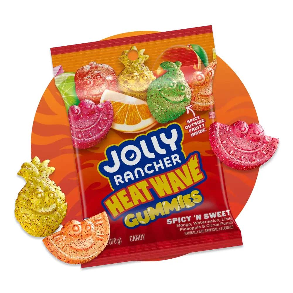 bag of jolly rancher heat wave gummies