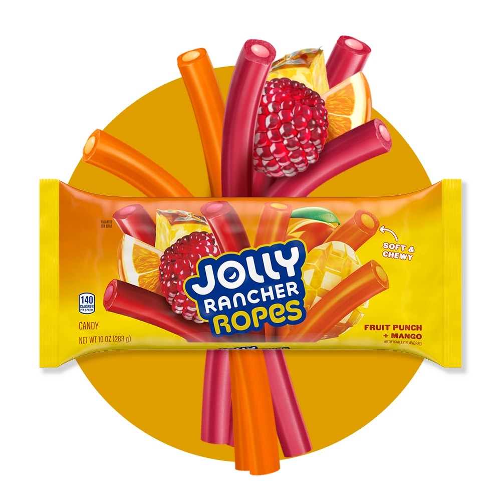 bag of jolly rancher ropes candy