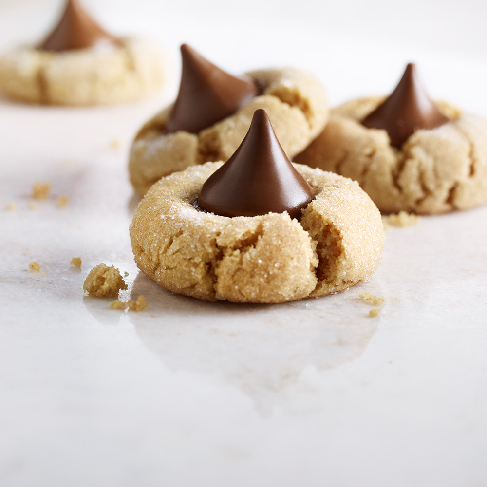hersheys kisses peanut butter blossoms recipe feature