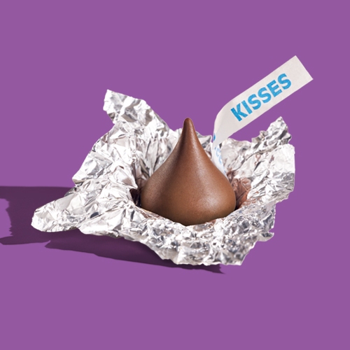 unwrapped hershey kiss