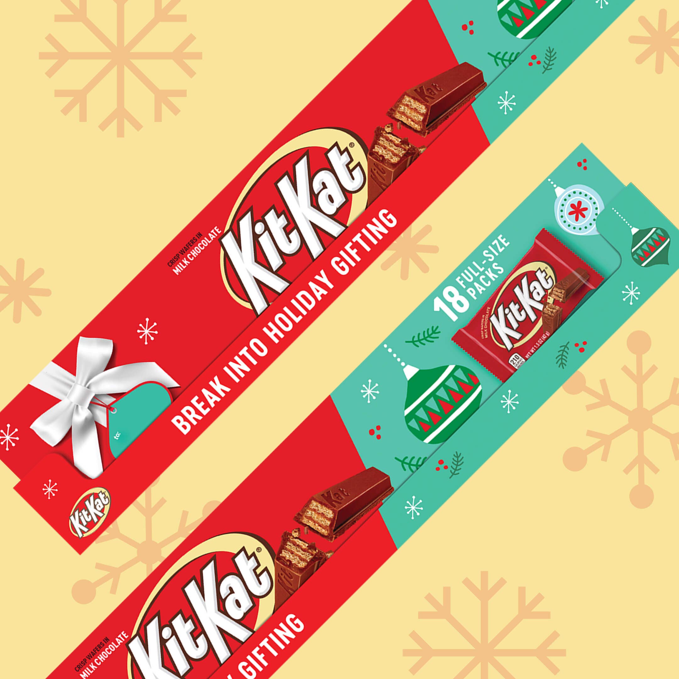 kit kat holiday yardstick packaging