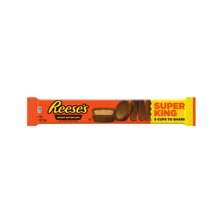 pack of reeses milk chocolate super king peanut butter cups