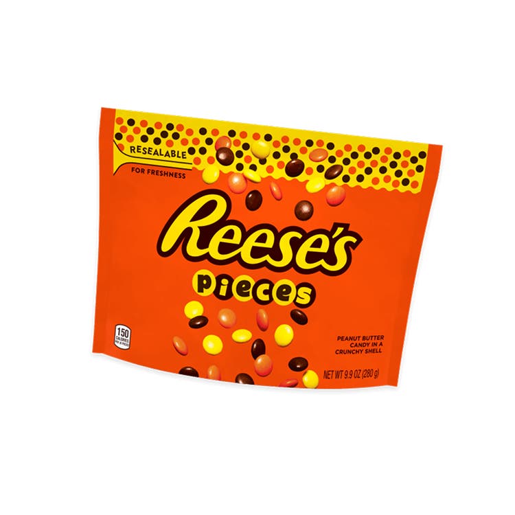 bag of reeses pieces peanut butter candy