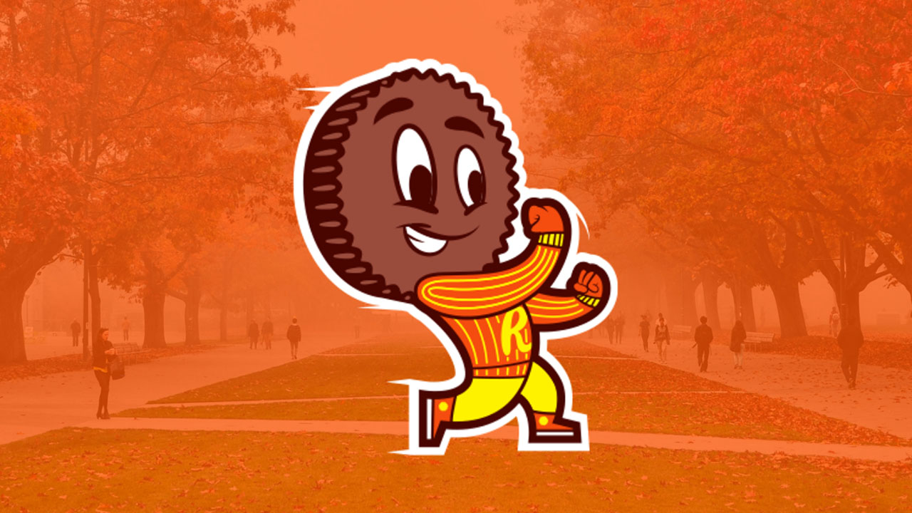 reeses university mascot cuppy