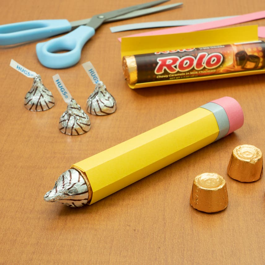 rolo pencil teacher gift craft