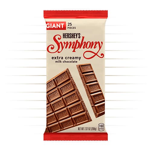hersheys symphony milk chocolate giant candy bar