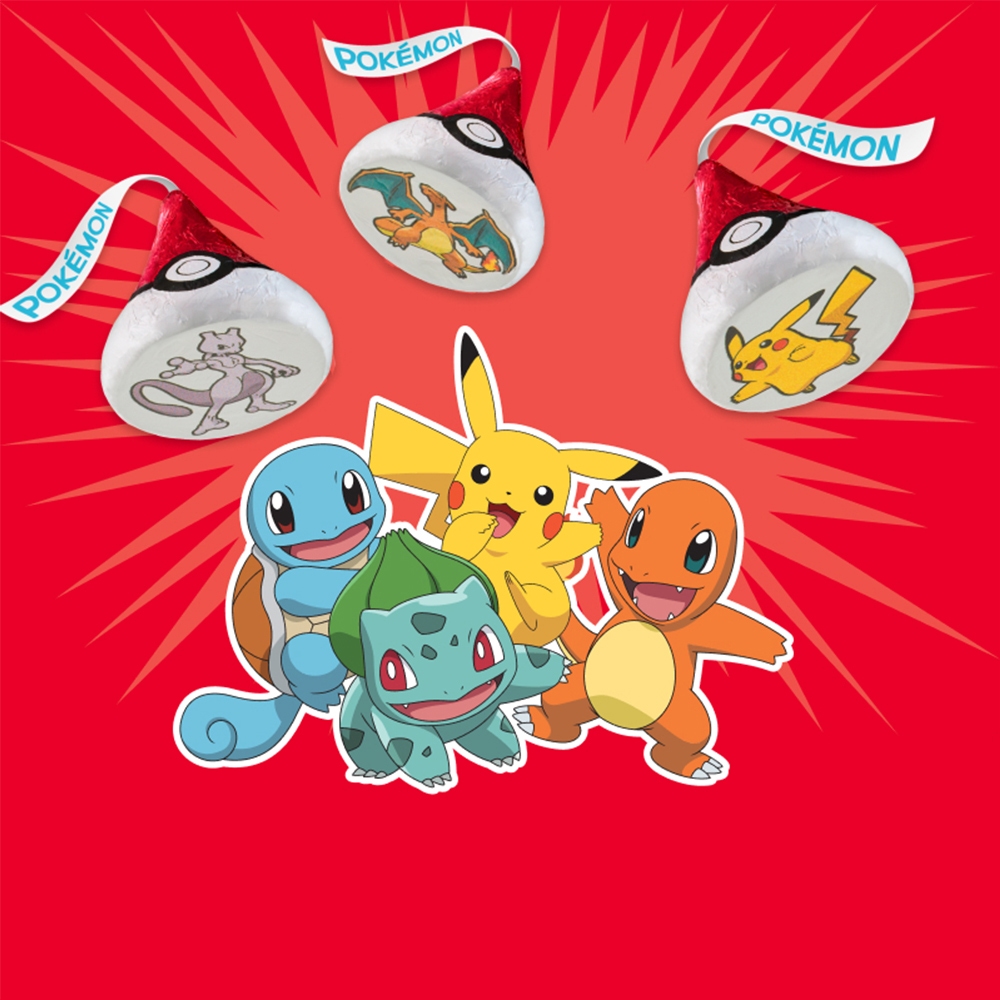 hersheys kisses foils with pokemon