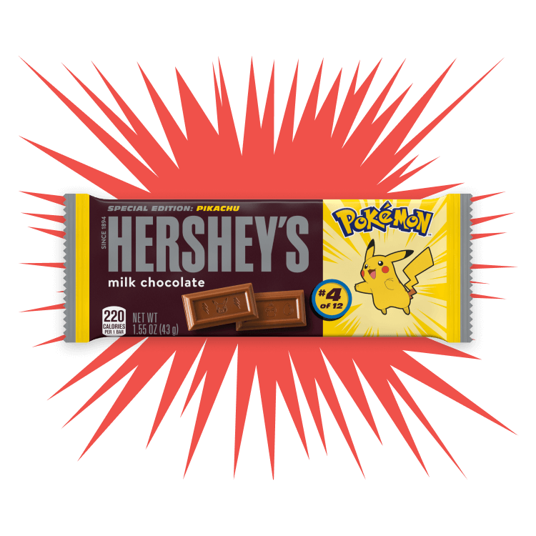 HERSHEY'S Milk Chocolate Pokémon Limited Edition Candy Bar