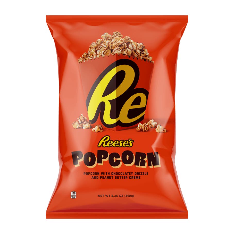 REESE'S Popcorn, 5.25 oz bag - Front of Package