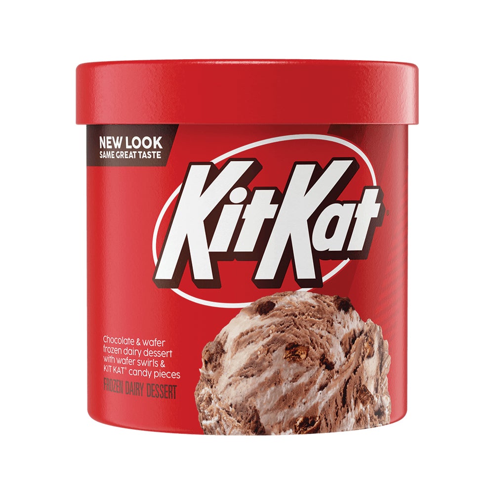 KIT KAT® Frozen Dairy Dessert, 48 oz tub - Front of Package