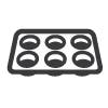 2-1/2 inch muffin cup tin