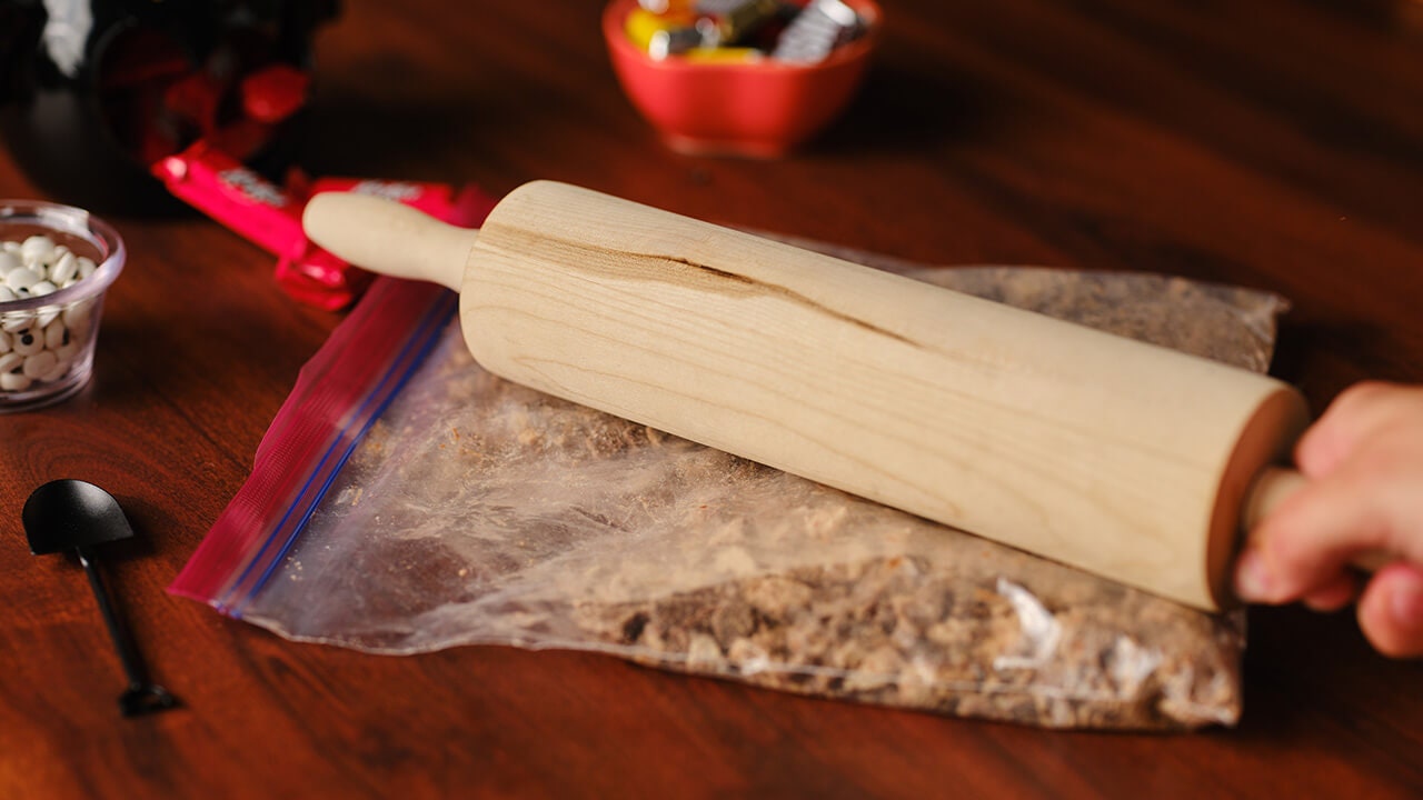 crushing kit kats