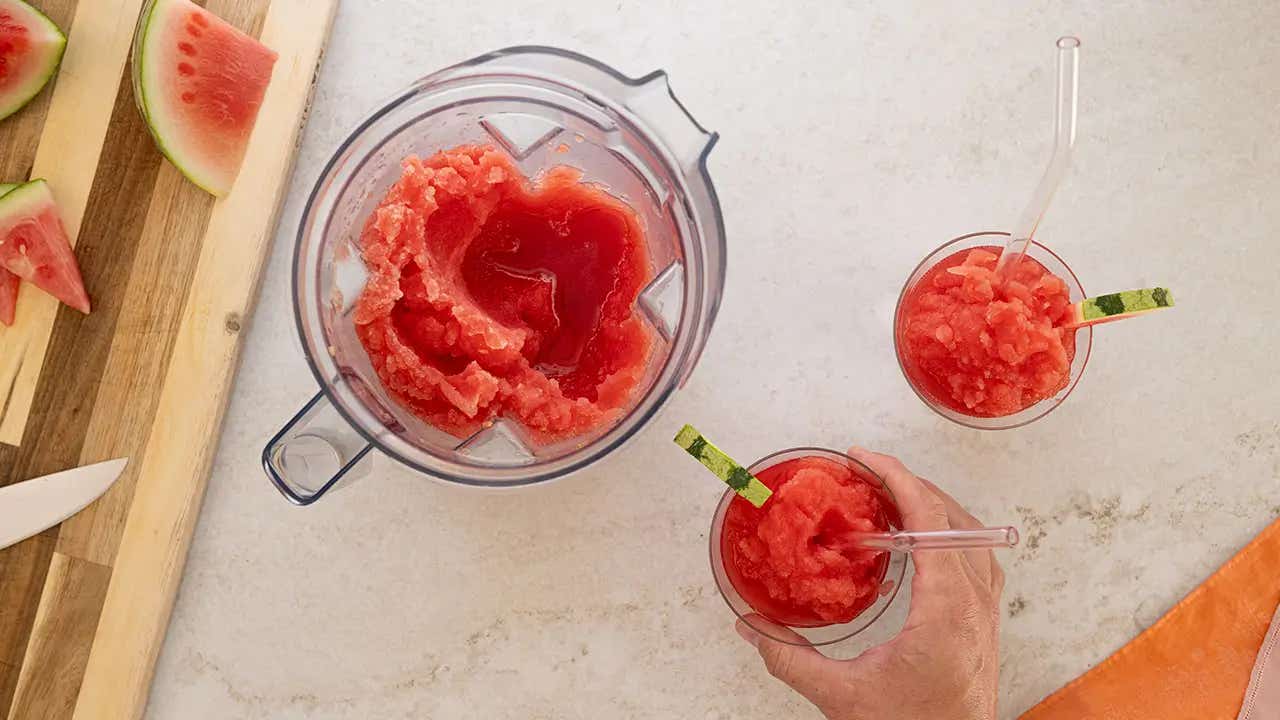 frozen watermelon slushi