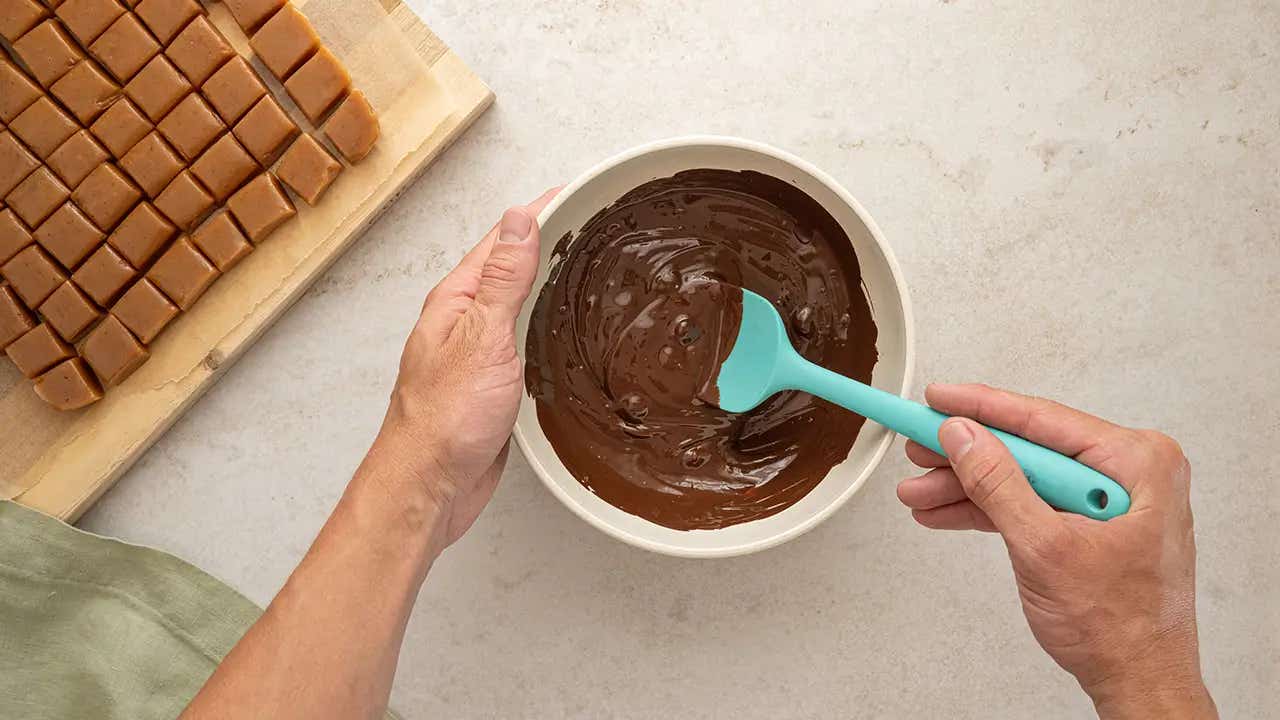 melted chocolate
