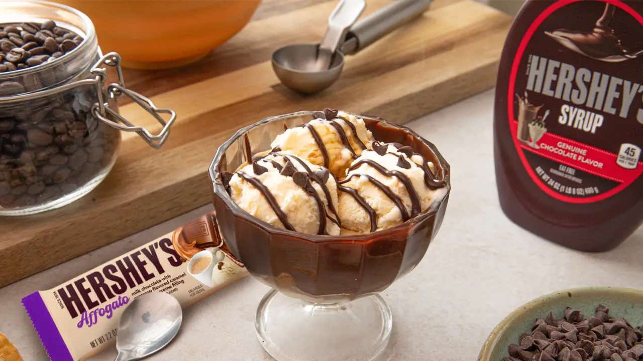 hersheys chocolate affogato sundae recipe