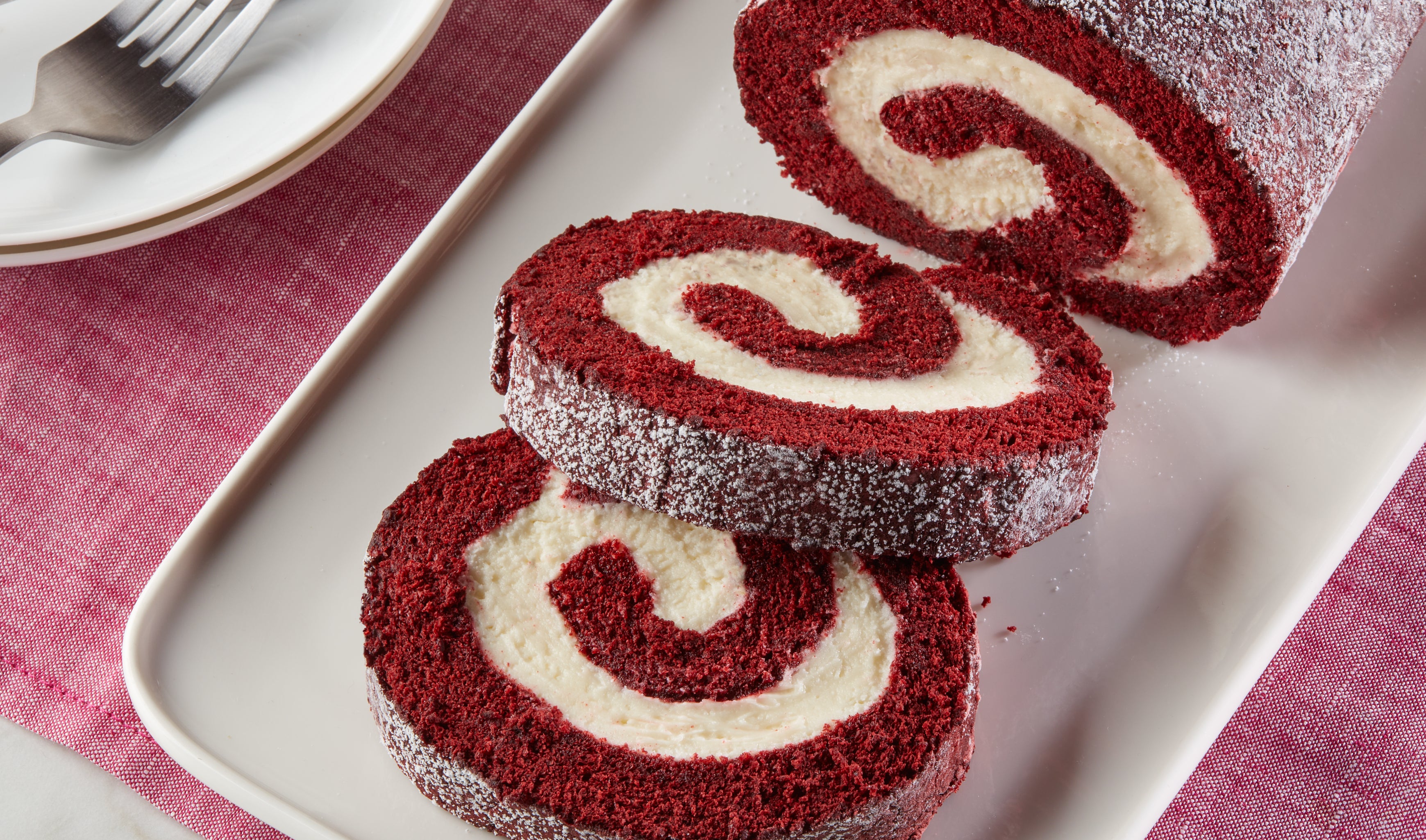 Red Velvet Cake Roll