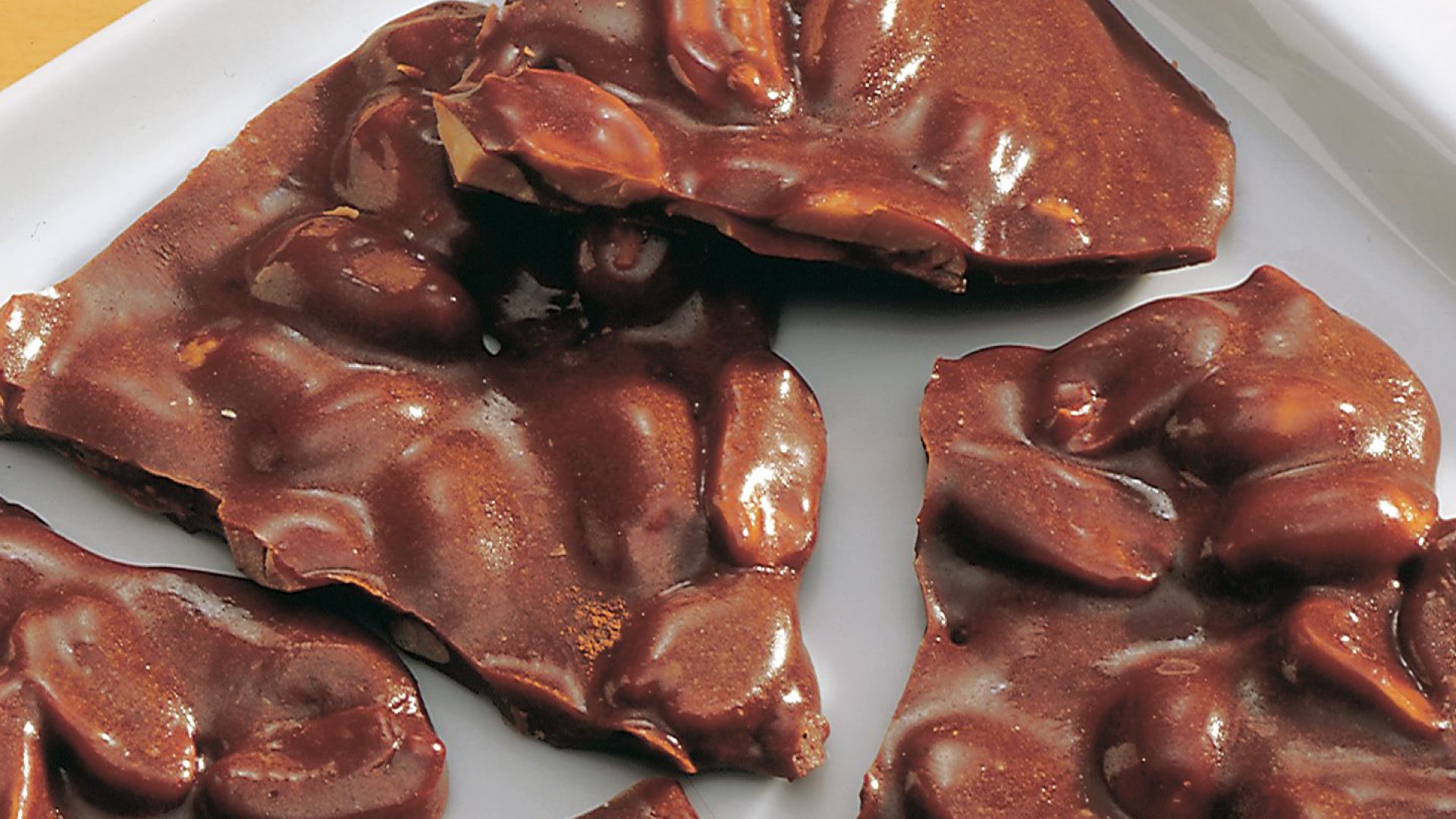 Chocolatey Covered Peanut Brittle