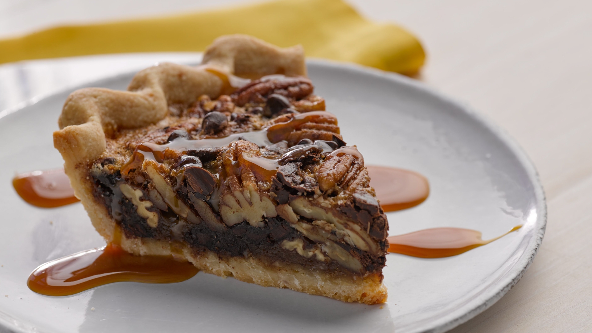 Dark Chocolate Pecan Pie