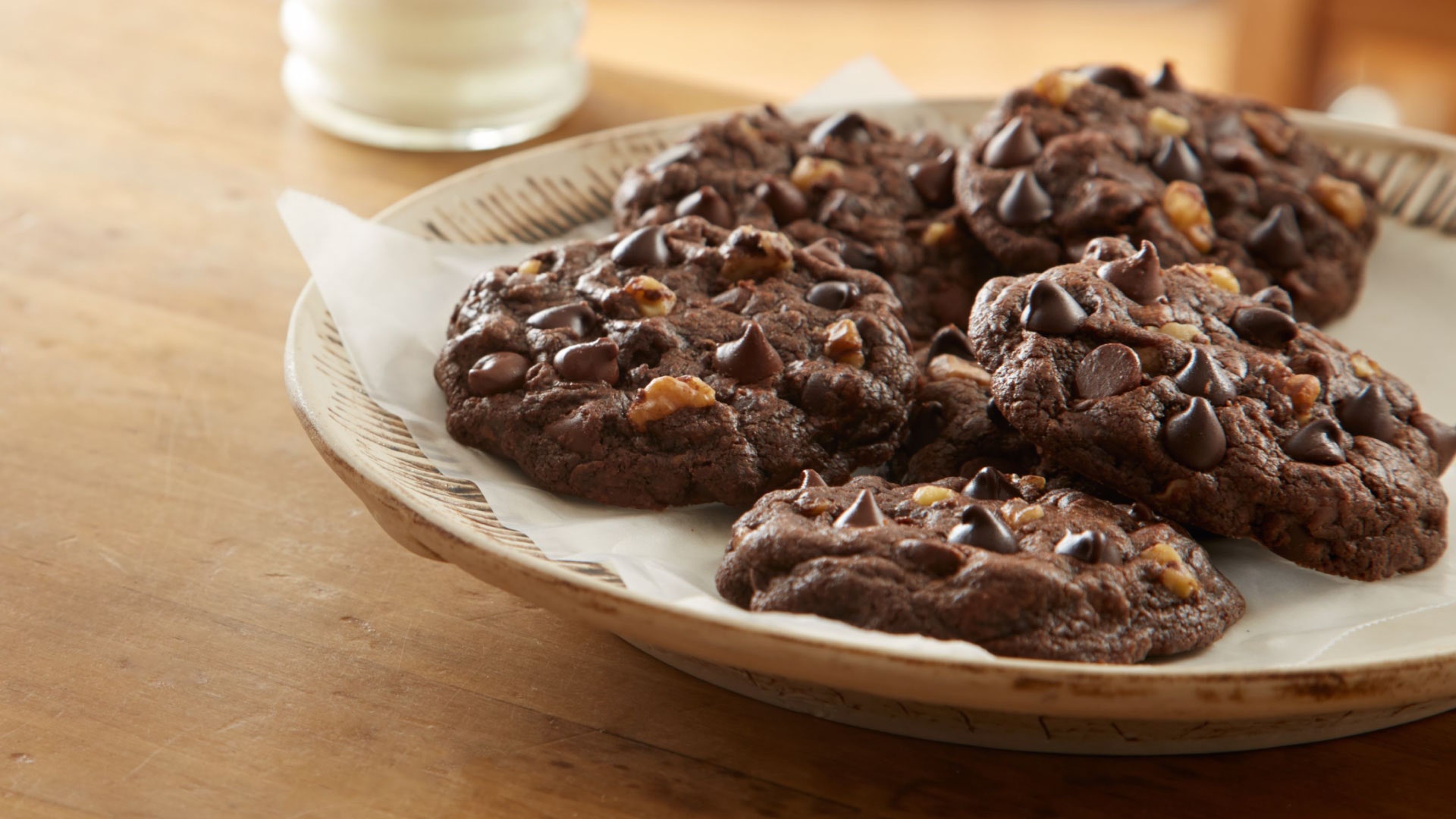 HERSHEY'S Doubly Chocolate Cookies | Recipes