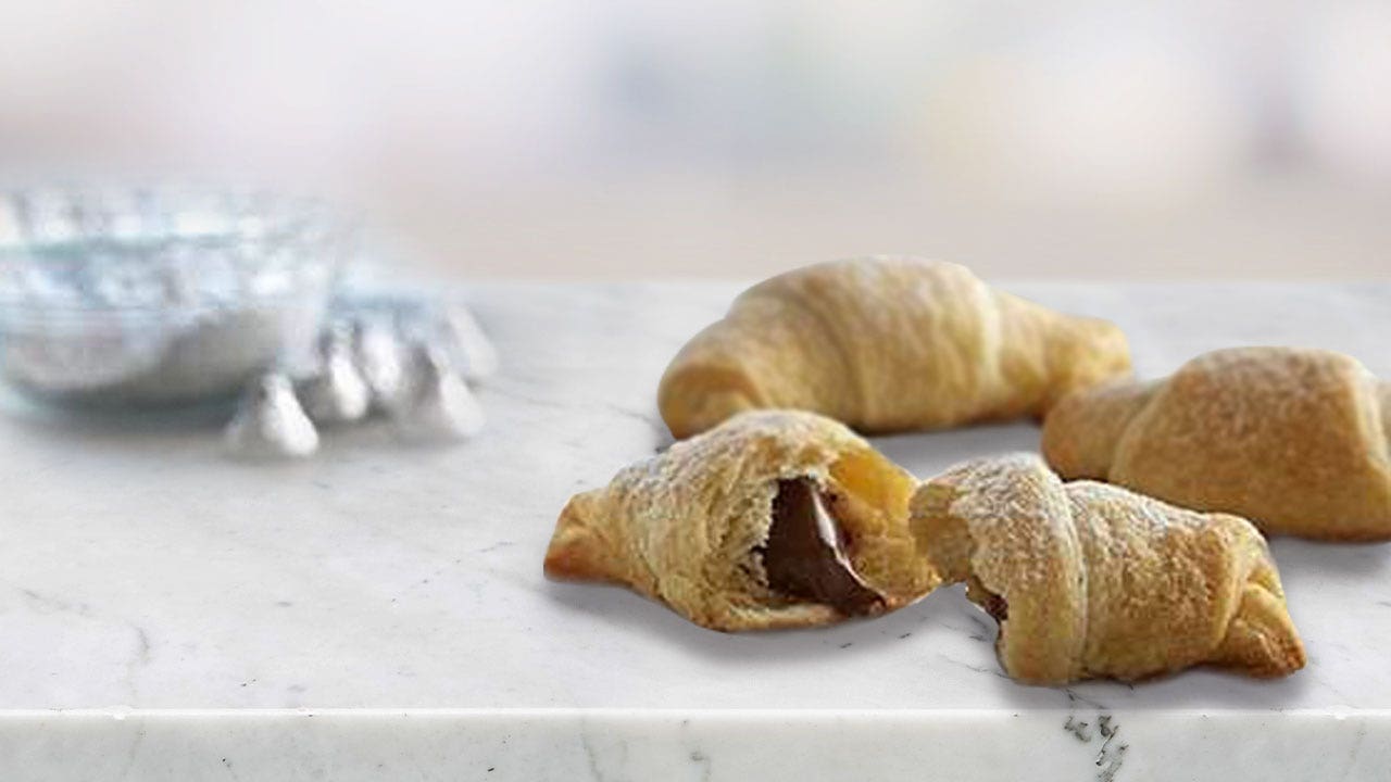 HERSHEY’S HUGS and KISSES Crescents