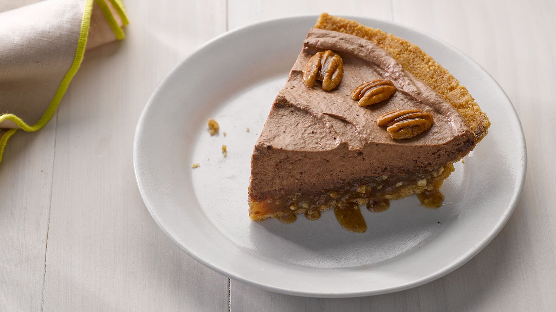Image of Chocolate Mousse and Praline Pie
