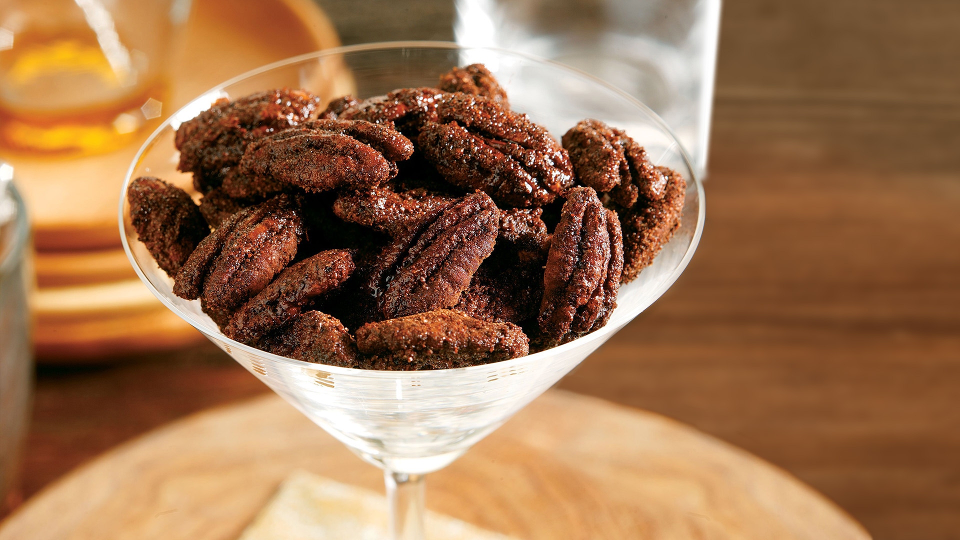 Spicy Cocoa-Glazed Pecans